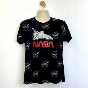 NASA - Vintage NASA Space Shuttle Graphic T Shirt Size Medium